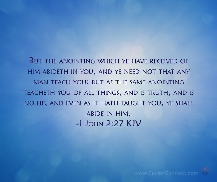 1 John 2:27 King James Version | King james version, Kjv, Scripture images