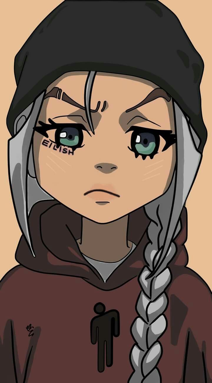 Billie Eilish Kawaii Anime