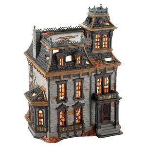 haunted light up mordecai mansion ceramic house spooky halloween decoration 1 of 1 - Haunted House Halloween Decorations haunted light up mordecai mansion ceramic house spooky halloween decoration 1 of 1 - Haunted House Halloween Decorations