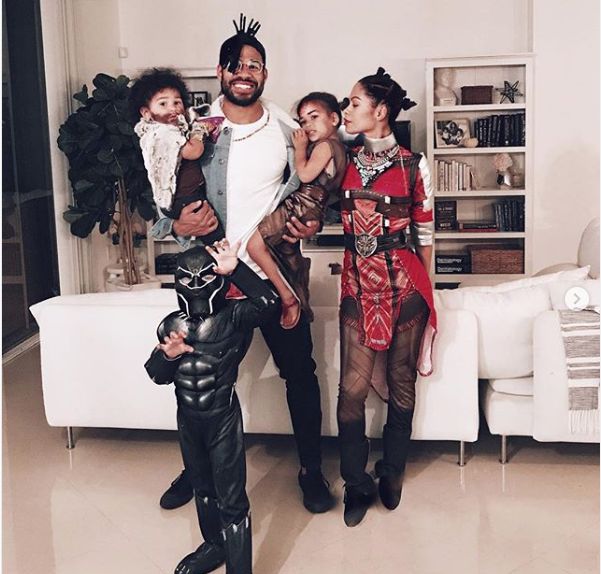 Black Panther Family Costume Family halloween costumes, Cool couple halloween costumes