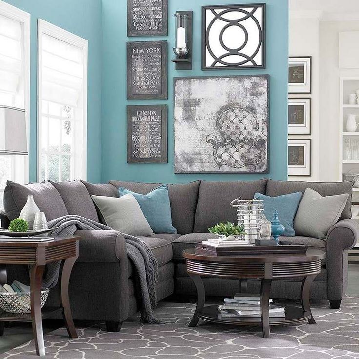 Bleu turquoise et gris en 30 idées de peinture et décoration Bleu turquoise et gris en 30 idées de peinture et décoration