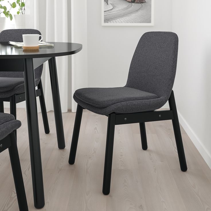 VEDBO / VEDBO Tafel met 6 stoelen - zwart/zwart - IKEA ...