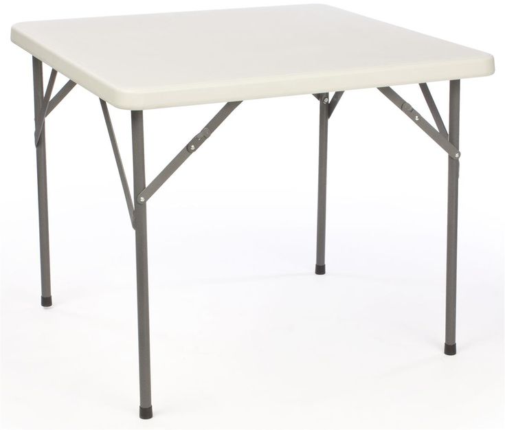 34 Square Folding Table White Simple Storage 34 Square Folding Table White, Square Card Table Dimensions