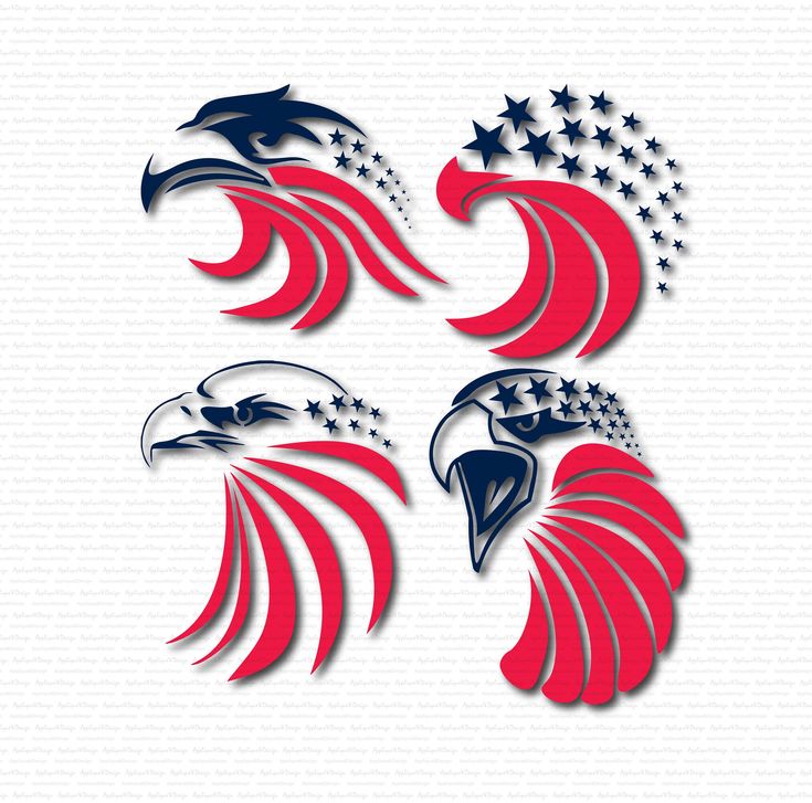 Download Eagle, symbol USA, American flag, patriotic BUNDLE Designs ...