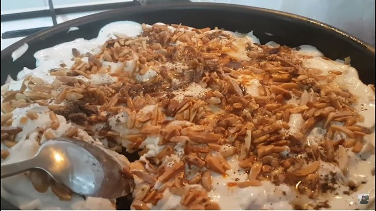 صينية الفتة بدون لحوم رآااائعة المذاق تسقية بلبنان Youtube Food Dessert Recipes Desserts