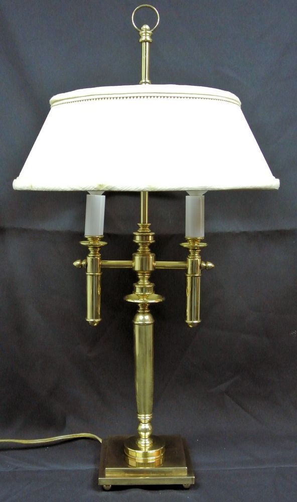 Table lamp lampshade brass with investment casting shell