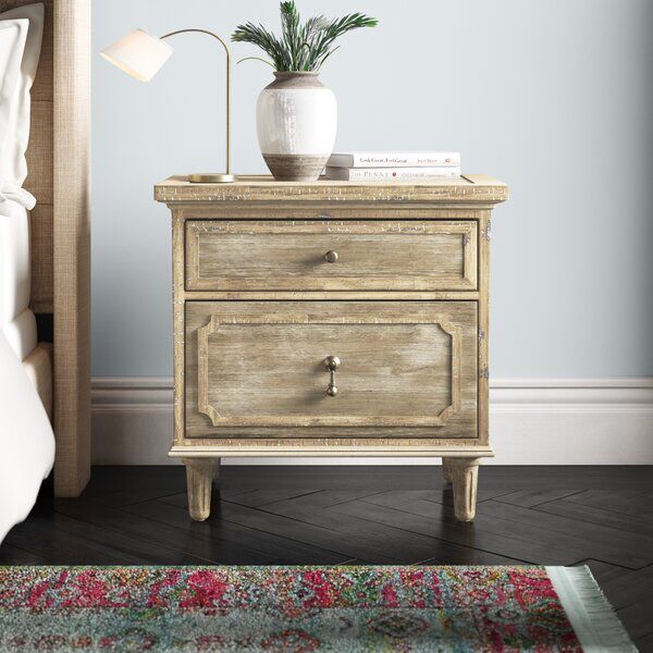 Clintwood 2 Drawer Nightstand 25 Clintwood 2 Drawer Nightstand in 2020 Solid wood dining