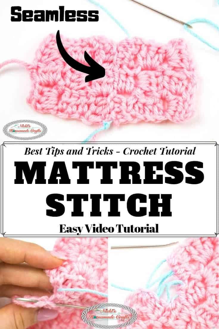 Learn how to Sew the Mattress Stitch for crochet to create an invisible join between two pieces. Easy to understand phot… Learn how to Sew the Mattress Stitch for crochet to create an invisible join between two pieces. Easy to understand phot…