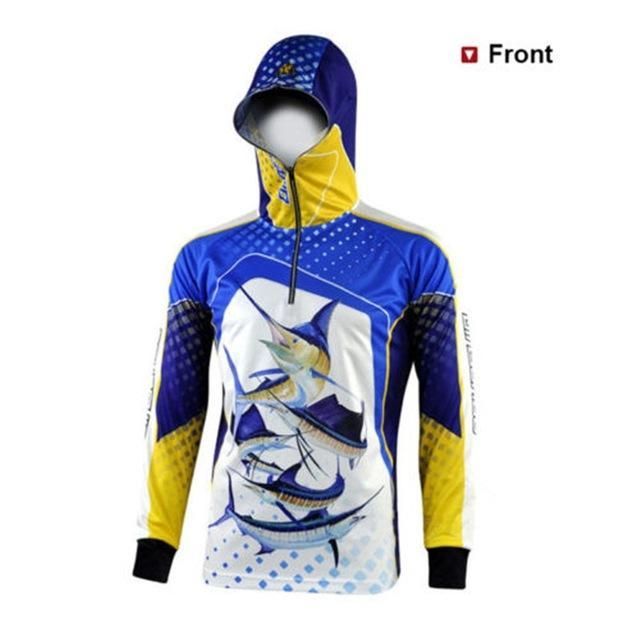 Outdoor Fishing Shirt Sunscreen Long Sleeve Durable Quick Dry Breathable Hoodies