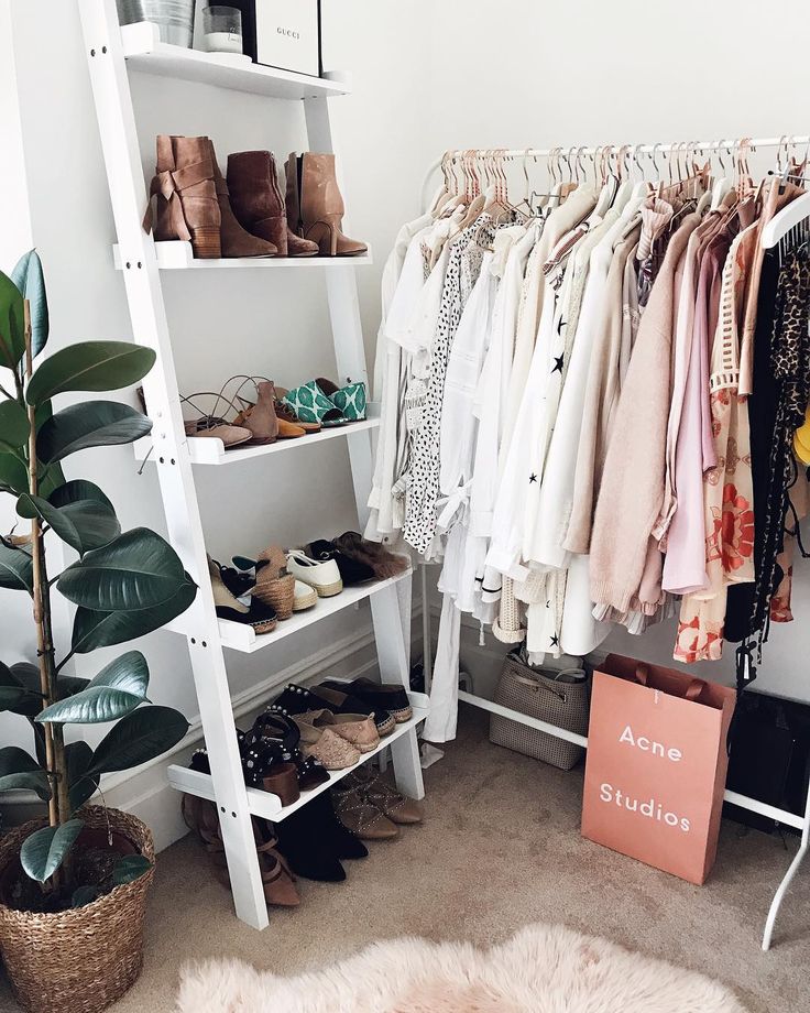 Pin by peachy on bedroom ideas Clothing rack bedroom