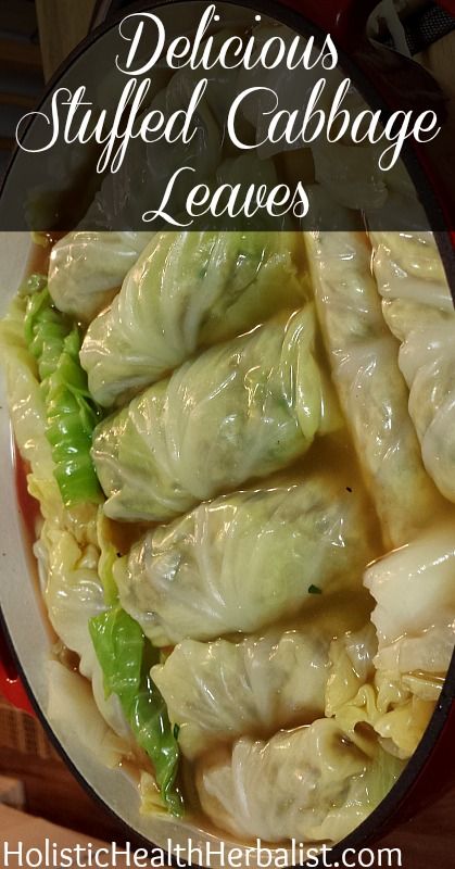 Stuffed cabbage for low sodium diet