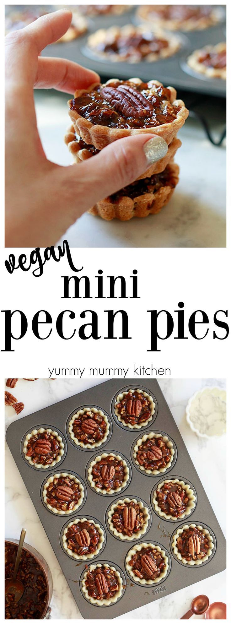 Mini Pecan Pies are the perfect dessert for holiday parties. Also fabulous recip… Mini Pecan Pies are the perfect dessert for holiday parties. Also fabulous recip…