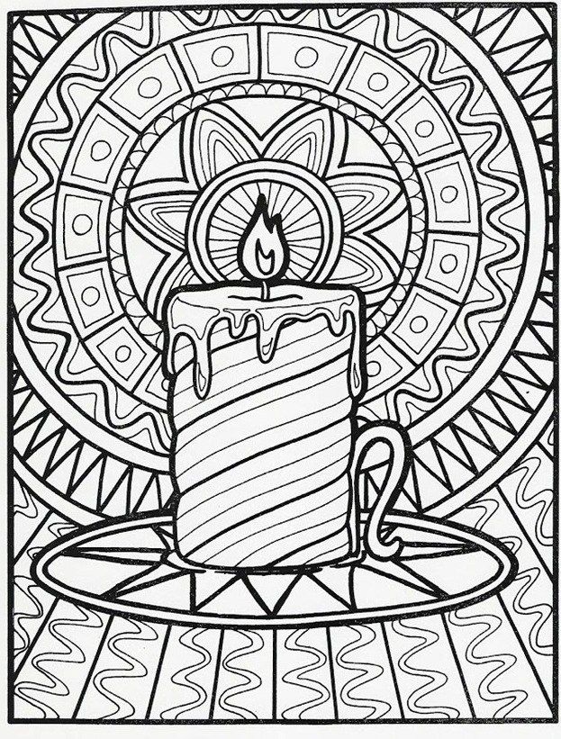 advent wreath coloring page Christmas coloring pages Free christmas