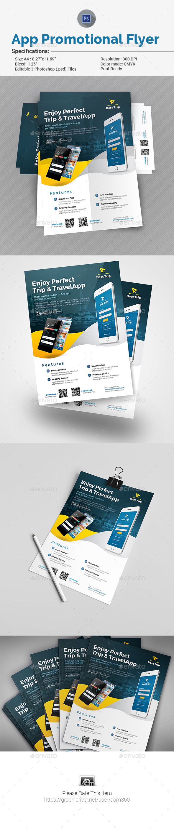 73 best mobile app flyers images on pinterest booklet printing flyers for advertising an app