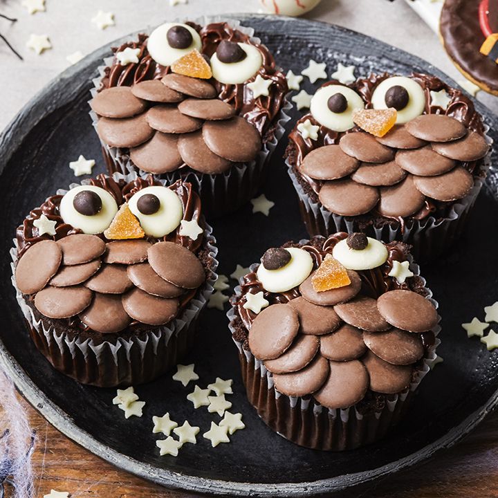 encourage the kids to get decorating with these fun twit twoo owl cupcakes slice