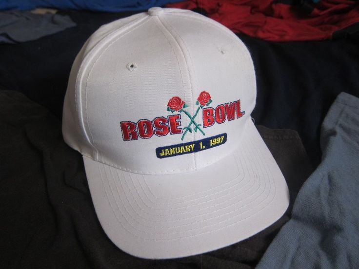 Vintage Rose Bowl 90's Hat fashion clothing shoes accessories 