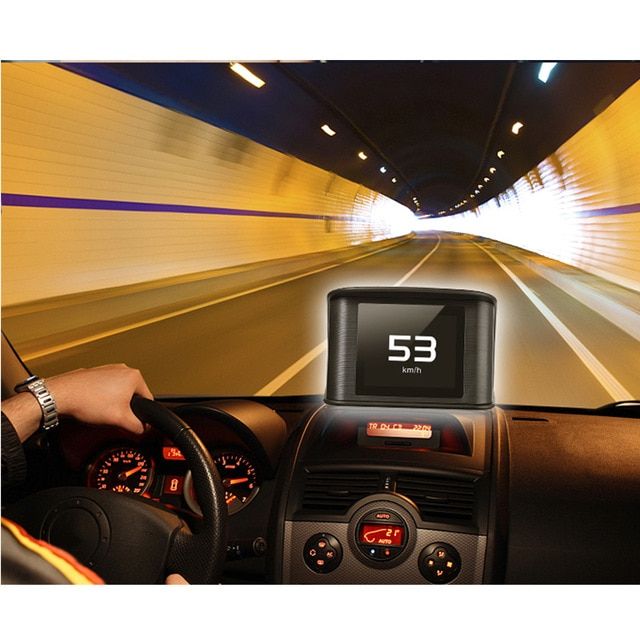 Car HUD Head Up Display X5 Overspeed Warning Windshield OBD2 Interface Projector