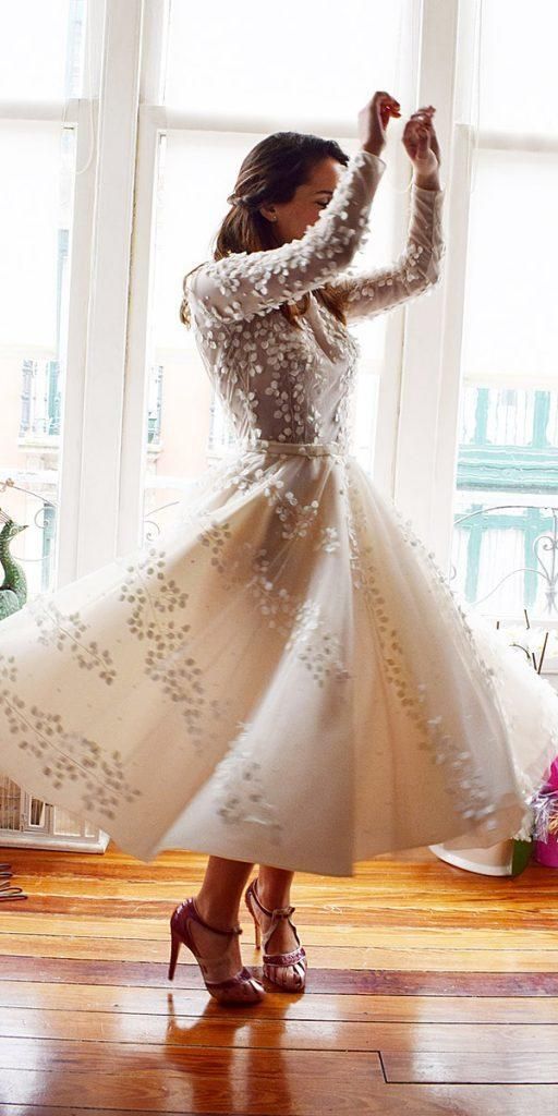 Incredible Tea Length Wedding Dresses Bridalgown Weddingdress