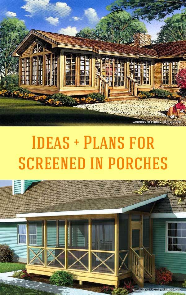 Screened In Porch Plans To Build Or Modify 2018 Screen Wanting To Add A Screened Porch This Year Take An Unhurried Moment See What We Ve Gathered Here Get You Going