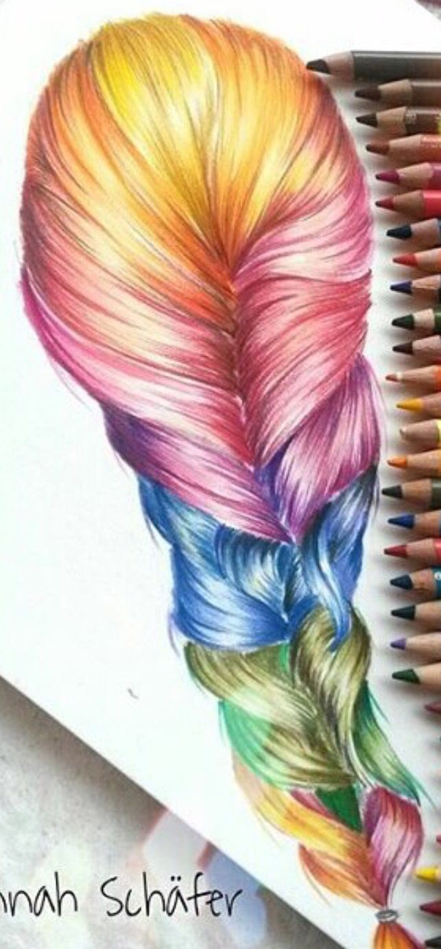 besten 25+ zeichnung haare geflecht ideen auf