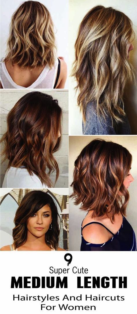 Hier sind 9 super süße mittellange Frisuren und Haarschnitte zum Besten von Fr...