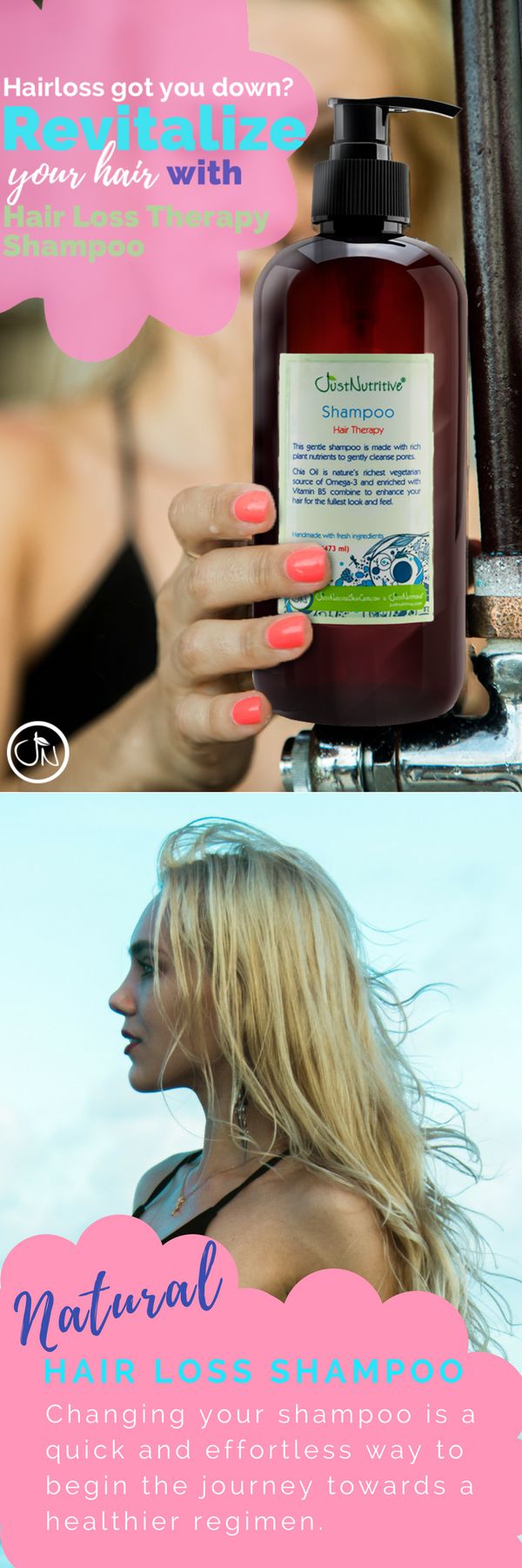 Formulated to naturally revitalize hair, and increase volume in fine and thinning hair. A beautiful all Natural mild Shampoo which gently cleanses the scalp & hair without stripping natural oils.