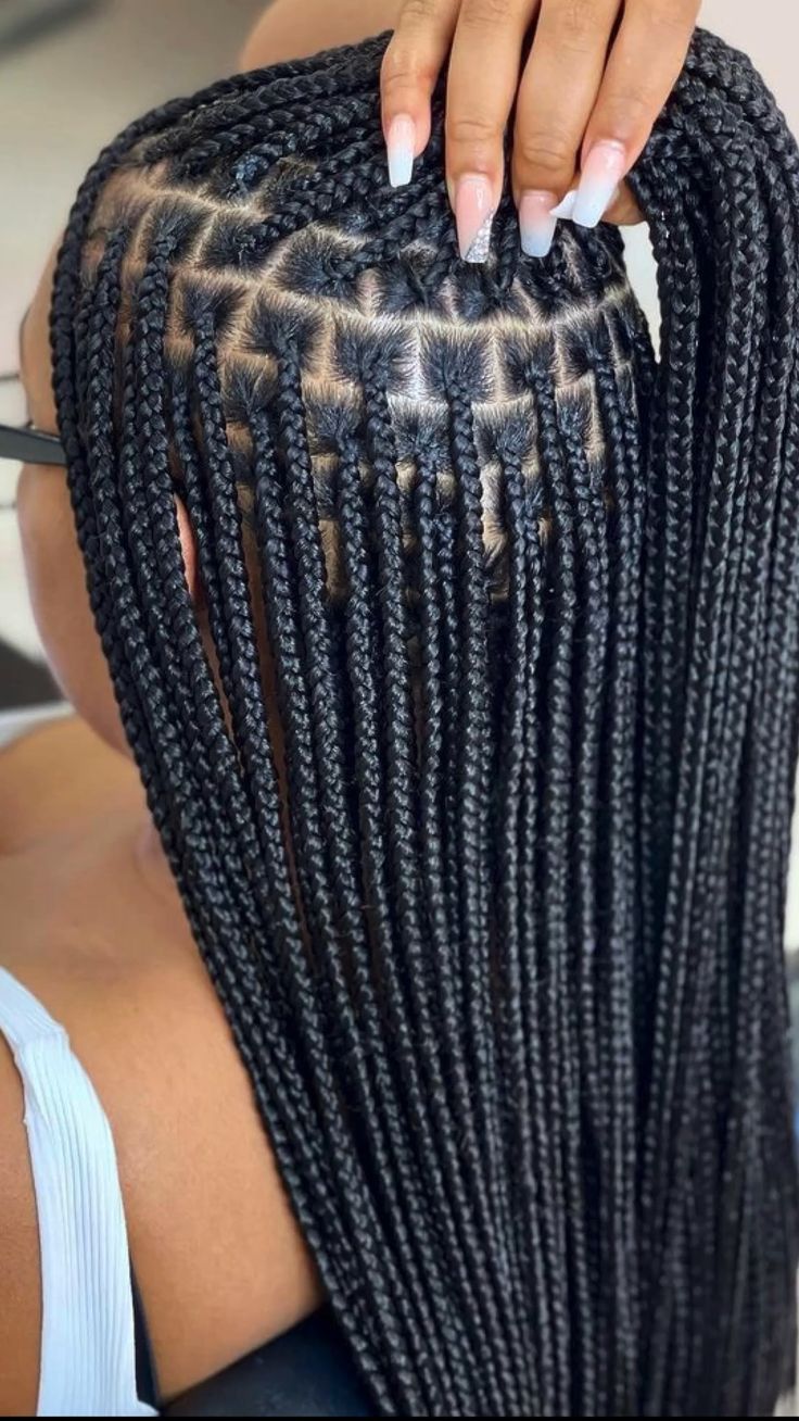 Knotless braids | Quick braided hairstyles, African braids, Braids