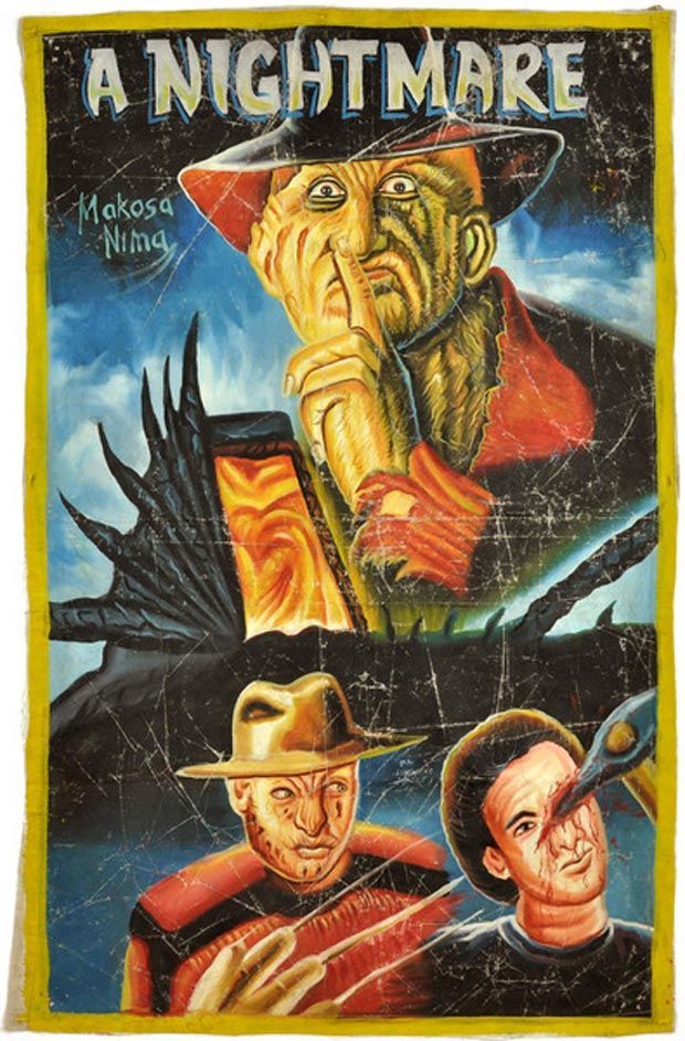 A Nightmare On Elm Street Ghana Pesadilla En Elm Street Horror Movie Posters Carteles Del Arte