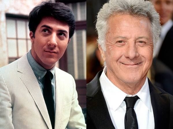 Dustin Hoffman. | Celebrities then and now, Actors then and now, Movie