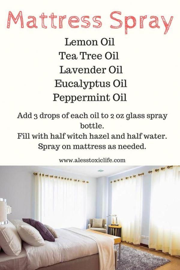Essential Oil Blend For Cleaning And Disinfecting Your Mattress Essential Oil Blend For Cleaning And