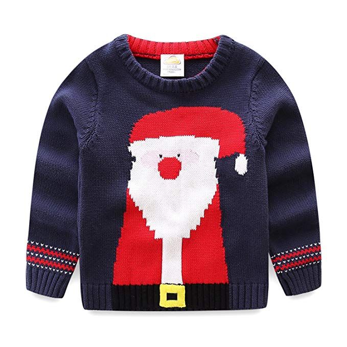 Mud Kingdom Boys Christmas Sweaters Xmas Reindeer Clothes