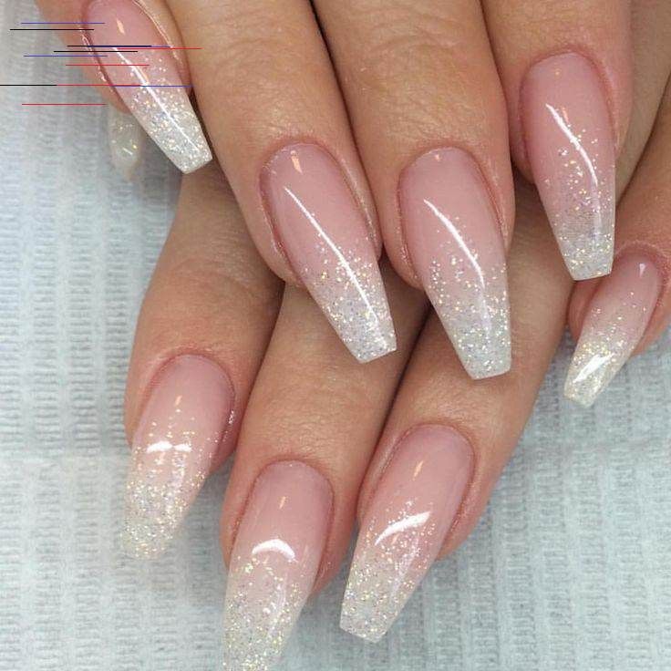 pics Pink And White Ombre Nails With Glitter nagel weiss glitzern glitzern nagel weiss blau glitzern hochz nagel weiss glitzern glitze ombre nails glitter ombre nail designs ombre acrylic nails