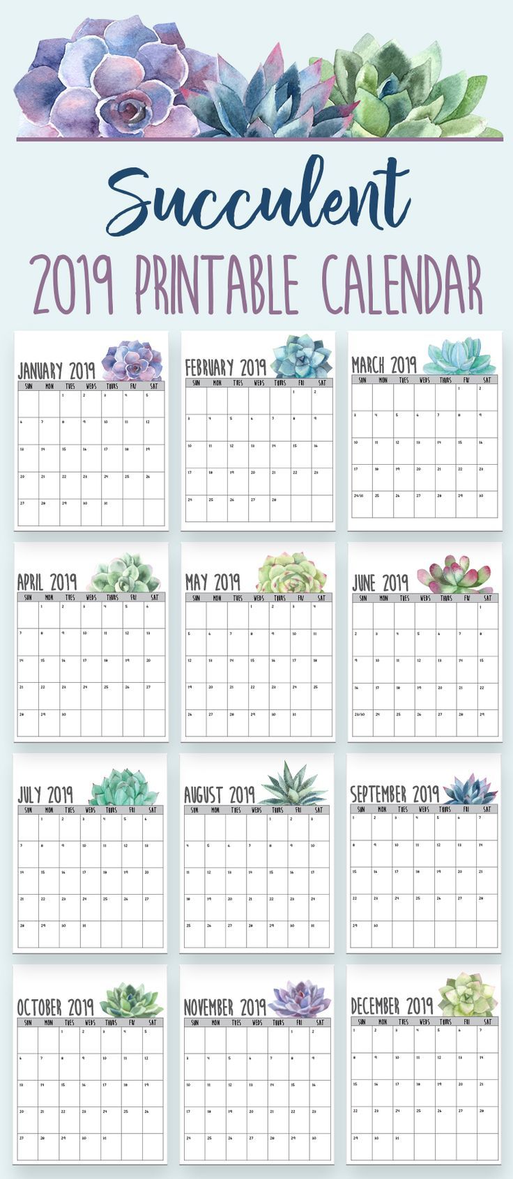 2020 Printable Calendars And Planners Calendar Free Printable 2020 Printable Calendars And Planners Calendar Free Printable