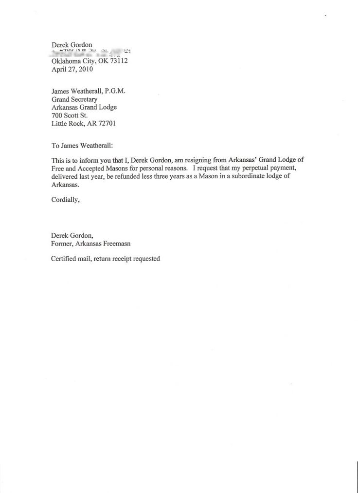 format of resignation letter for employee simple resignation