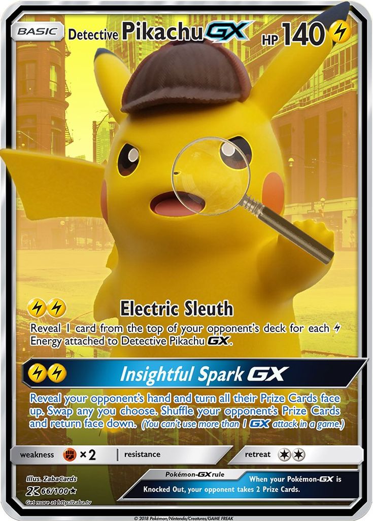 The Energy Detective >> Detective Pikachu GX Custom Pokemon Card | Pikachu pokemon ... The Energy Detective >> Detective Pikachu GX Custom Pokemon Card | Pikachu pokemon ...