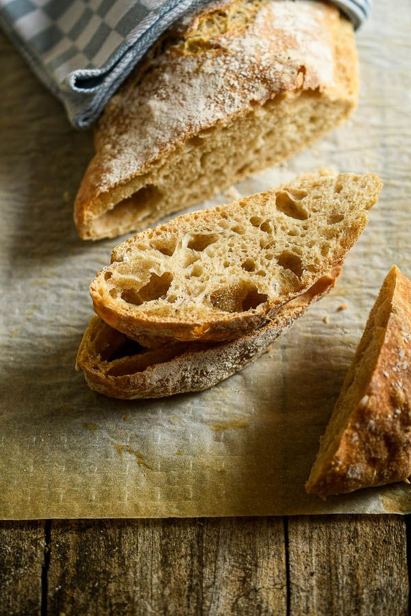 Pan Chapata O Ciabatta Italiana Sin Amasado Receta Con Y Sin Thermomix Receta Recetas De Comida Pan Casero Receta Chapata