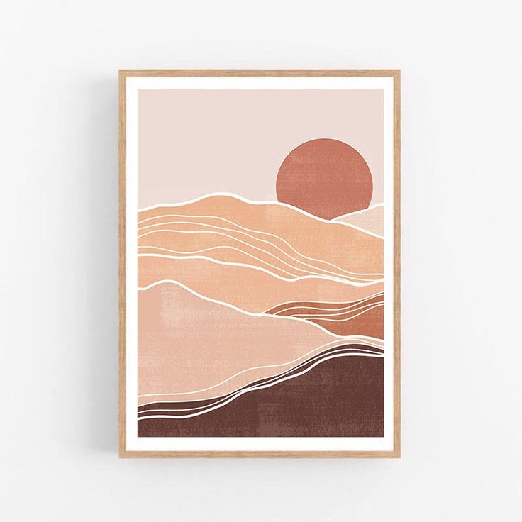 Sun Neutral Unique Boho Above Bed Gallery Print PRINTABLE WALL ART Abstract Print Download Poster Printable Above Bed Minimalist Sun Art