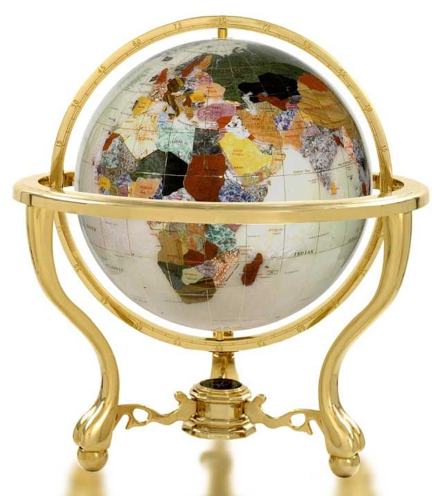 Best 25 Desk Globe Ideas On Pinterest Vintage Modern Gemstone Globe Desk Globes 9 Inch Opalite