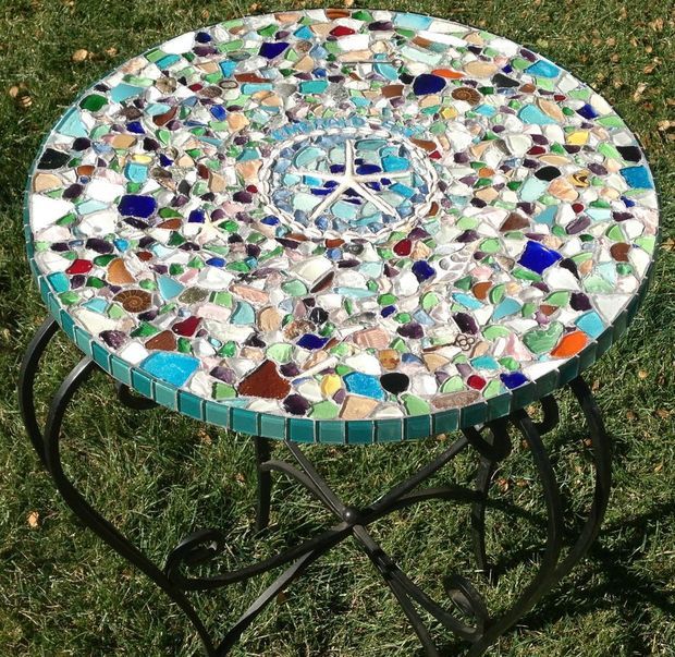 Sea Gl Mosaic Tabletop Ideas Pinterest Sea Gl Mosaic Tabletop Ideas Pinterest And Crafts