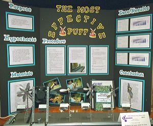 science project poster board layout