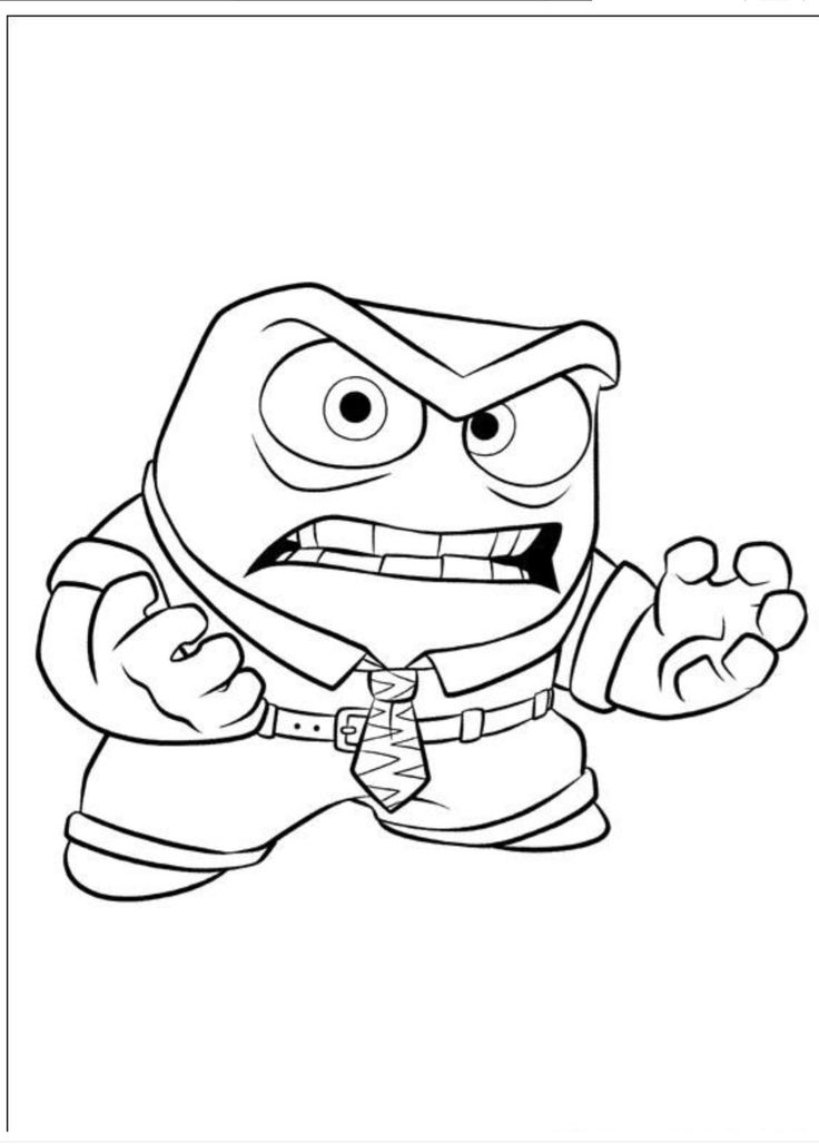 Pin by Eboni Haney on Feelings | Inside out coloring pages, Disney