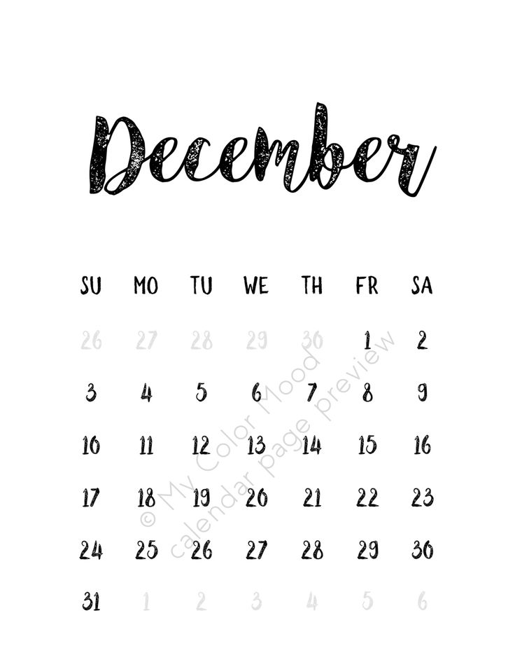 calendar pages