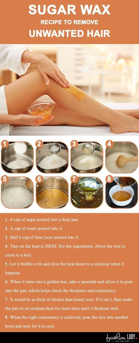Sugar Wax Recipe To Remove Unwanted Hair