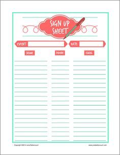 Relief Society Sign Up Sheet Template Craft Show Wants Pinterest Relief Society Template Children S Church Sign In Sheet Template