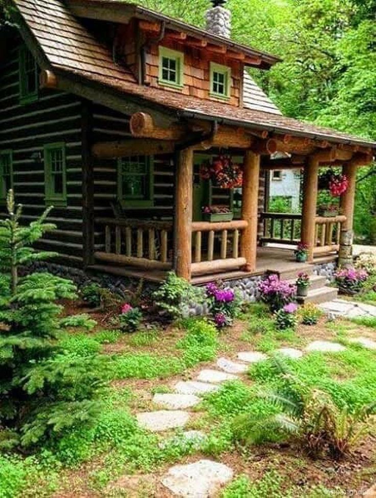 109 Small Log Cabin Homes Ideas - #cabin #homes #ideas #small - #Genel