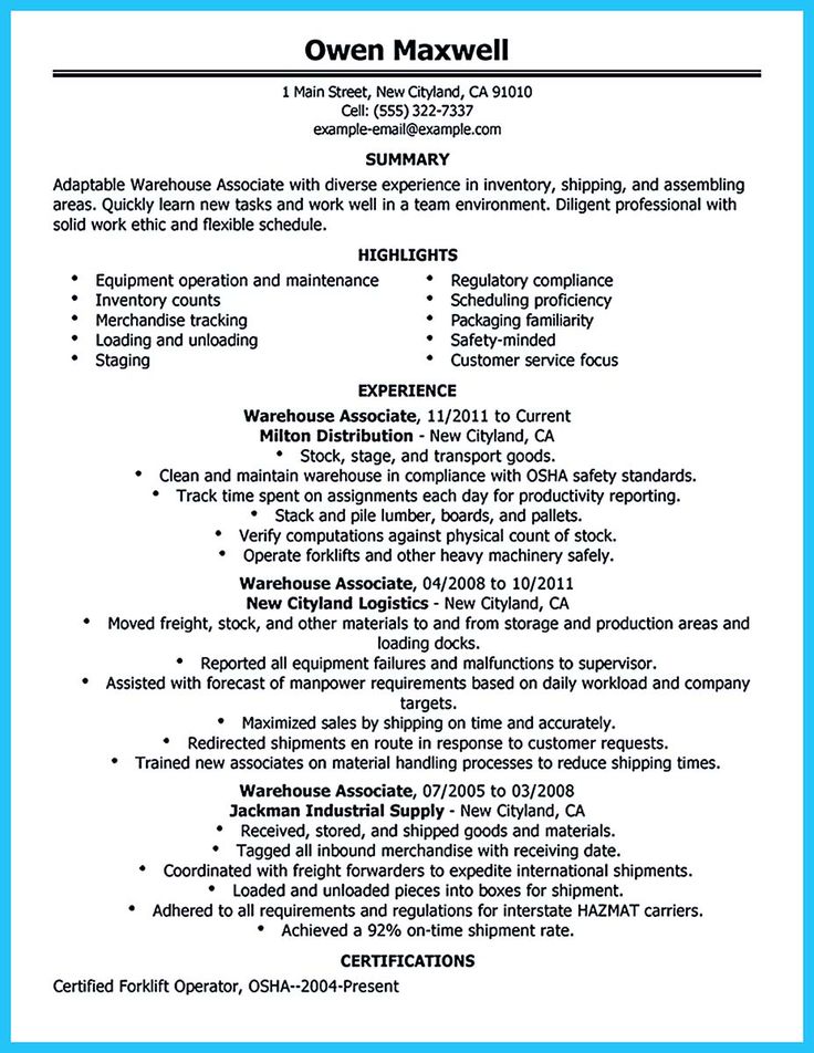 If you need to propose a job and work in a group, you need to write Assembly Line Worker Resume. With this resume you can make a convincing profile th... production line worker resume