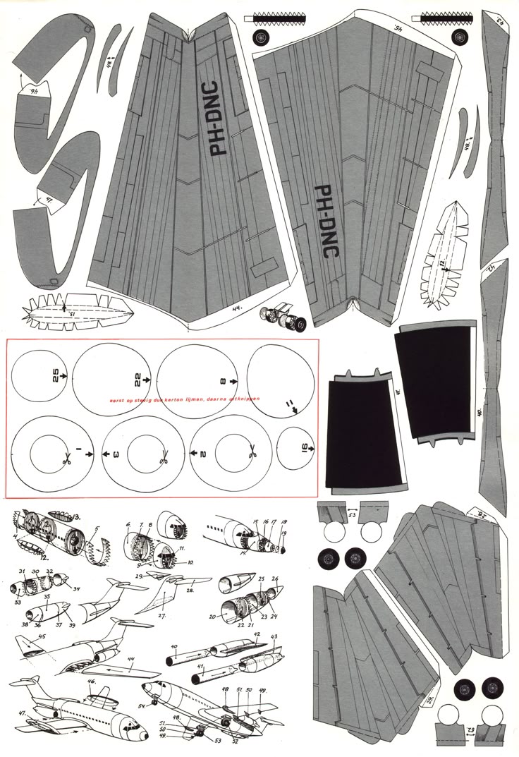 Love is in the Air - DIY Airplane Printables - Red Ted Art Cardboard airplane template