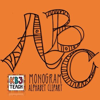 Delicate filigree letters for monogram designs, invitation lettering, yearbooks, and scrapbooking projects. (Commercial license included.)
