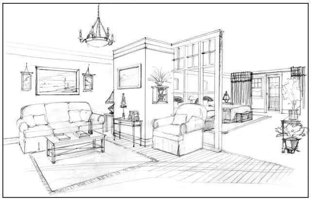 Interior Design Sketches more of everything is always better….especially more interior Interior Design Sketches more of everything is always better….especially more interior