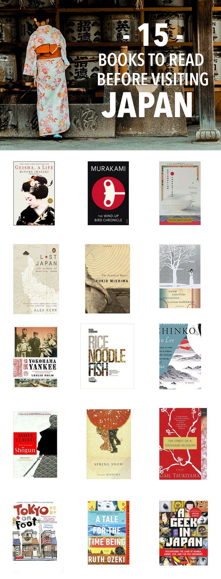15 Fascinating Books to Read Before Visiting Japan - #Books #culture #Fascinatin...